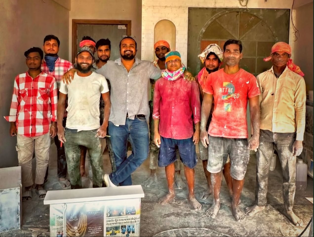 Plastering Crew Site Handover